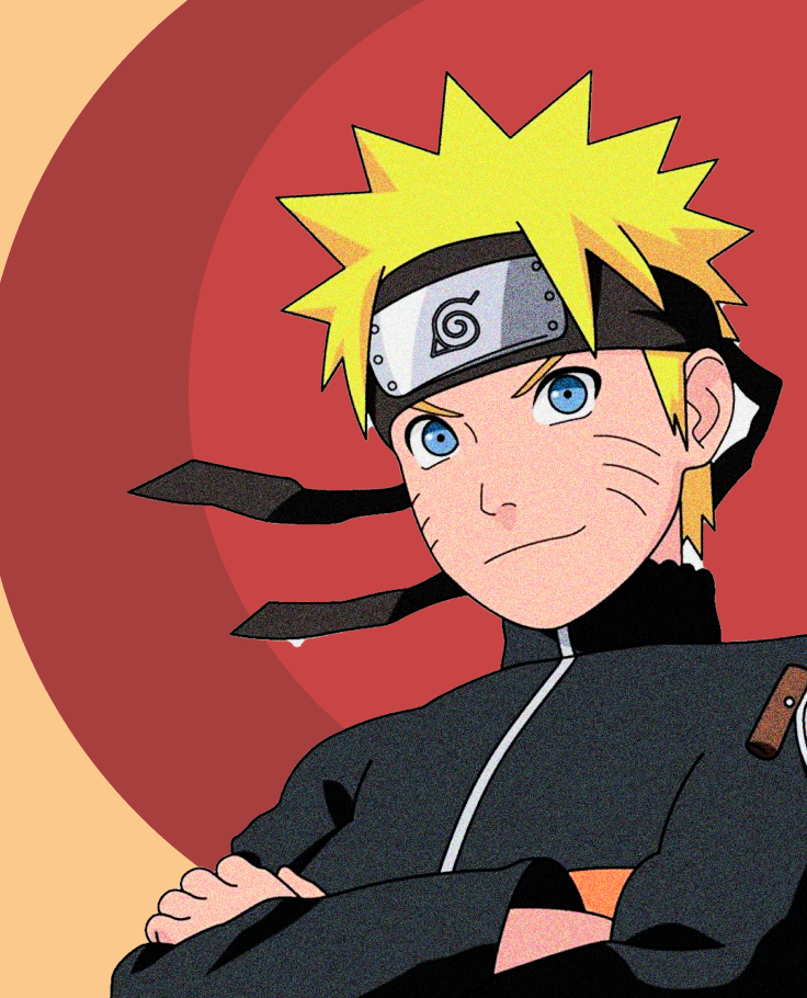 Naruto representing our anime mousepads