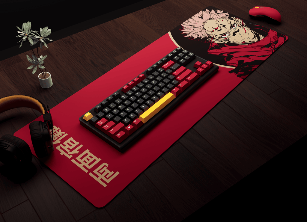 The Lord of Curses - Sukuna anime desk mat - full view